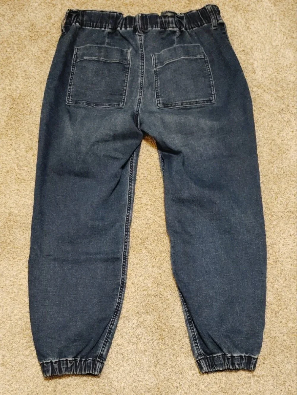 J. Crew Relaxed Dark Blue Denim Jogger Jeans